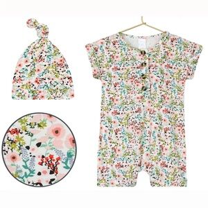 Lou Lou & co Millie romper set NB